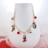 Vintage Christmas Charm Necklace