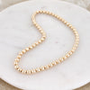18" Gold Bead Stretch Necklace