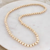 24" Gold Bead Stretch Necklace
