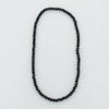 24" Inch Black Crystal Stretch Necklace