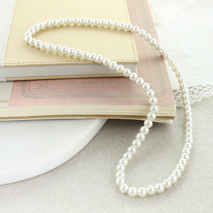 24" Iridescent Bead Stretch Necklace