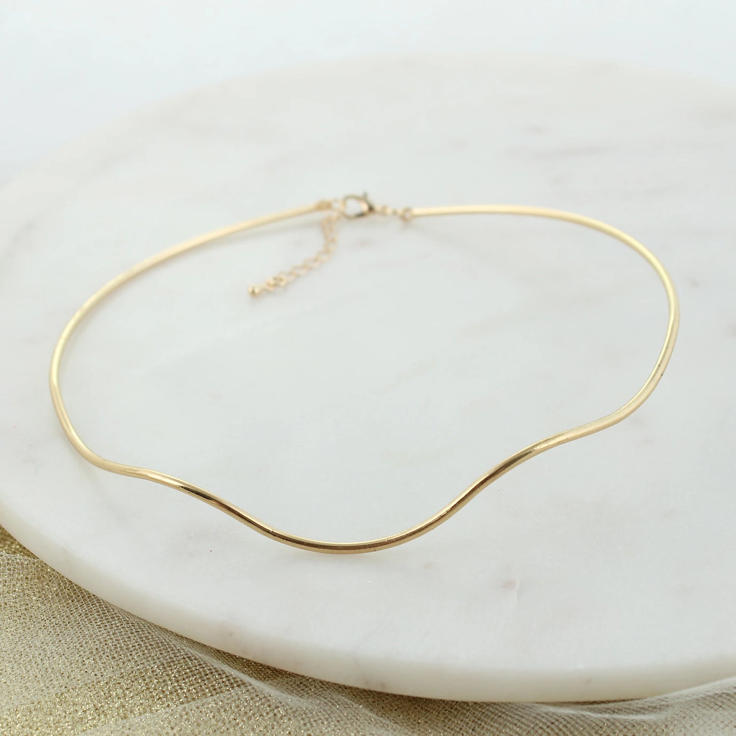 Golden Colored Neck Wire