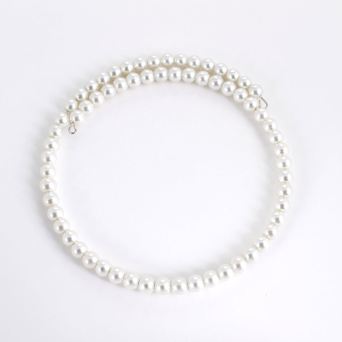 Pearl Bead Wire Wrap Neckwire