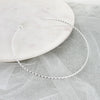 Twisty Silver Neck Wire
