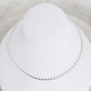 Twisty Silver Neck Wire