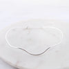 Silvery Colored Neck Wire