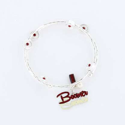 Oklahoma Slogan Wrap Bracelet - Fan Sparkle