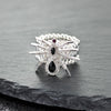 Crystal Spider Stretch Ring