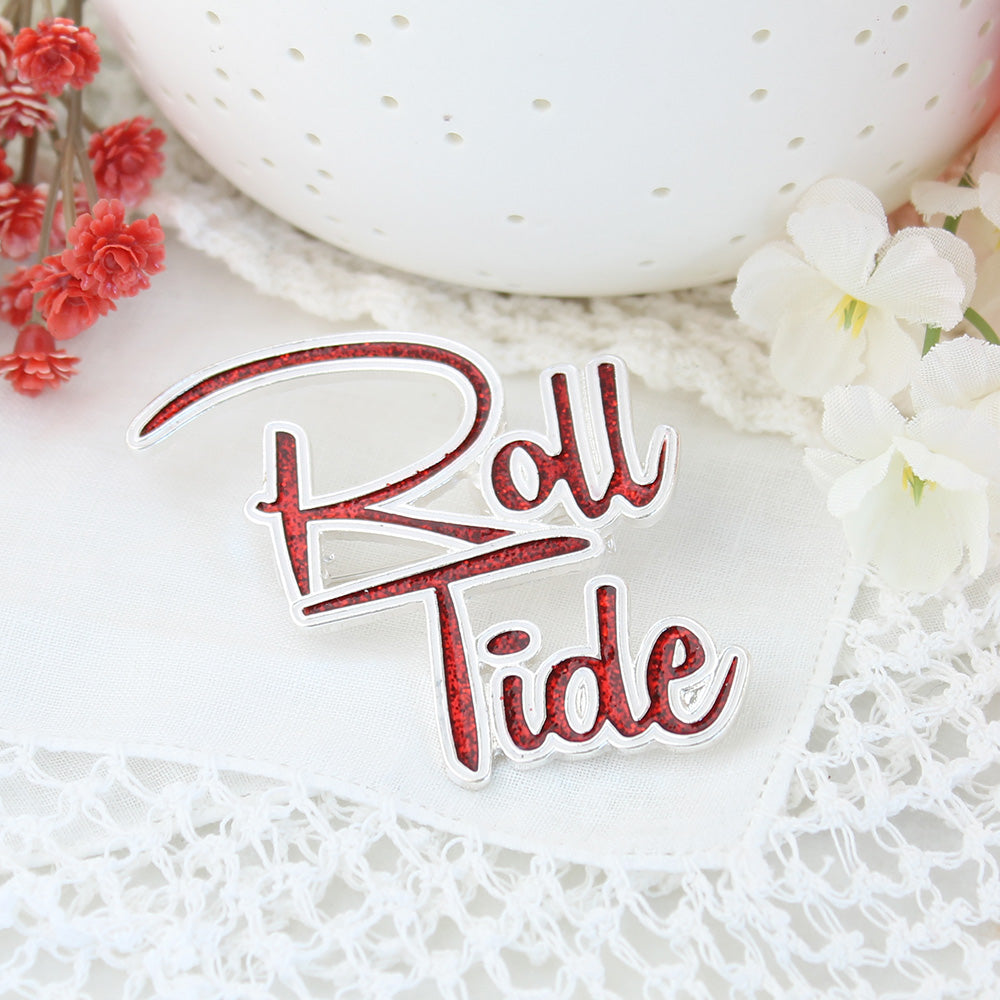 Roll Tide Alabama Pin 2 - Fan Sparkle