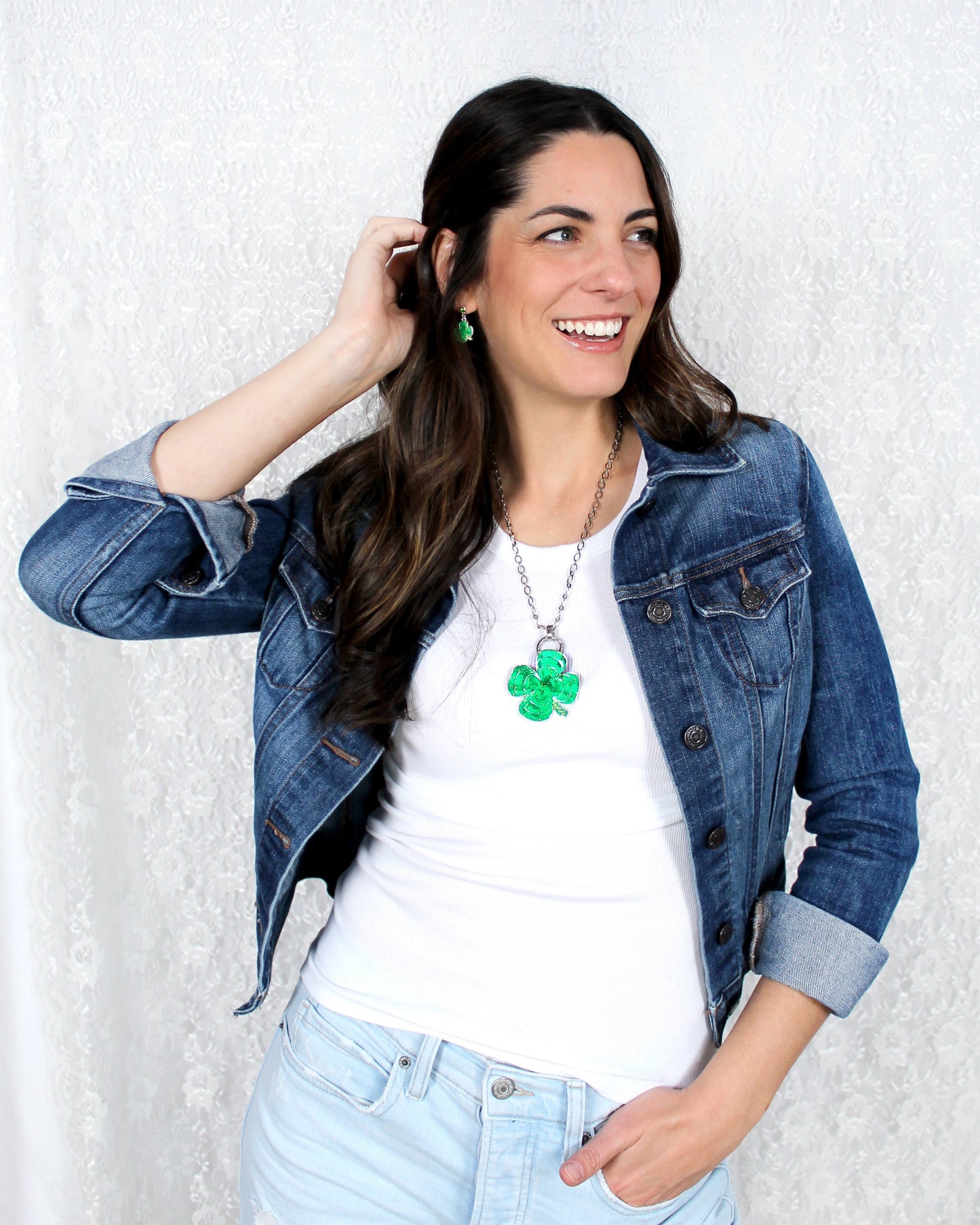 Shamrock St. Patrick’s Day Convertible Pin/Pendant