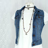 Kentucky Wood Bead Stretch Necklace/Bracelet