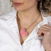 Crystal and Gold Heart Convertible Pin/Pendant