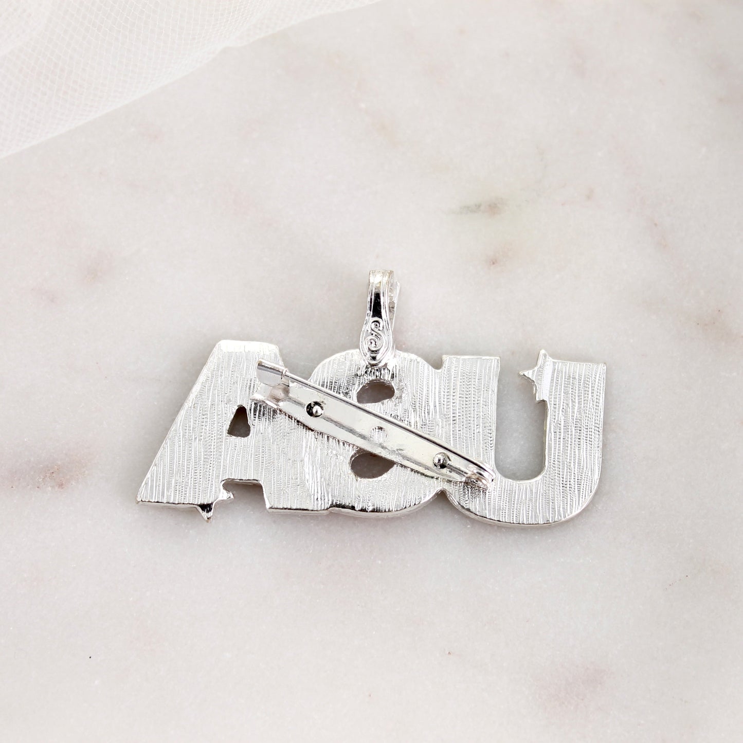 Crystal USA Convertible Pin/Pendant