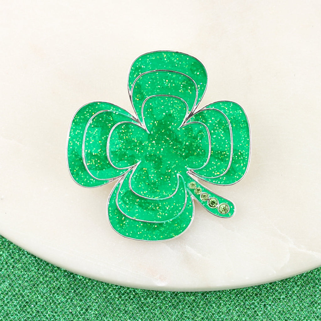 Shamrock St. Patrick’s Day Convertible Pin/Pendant