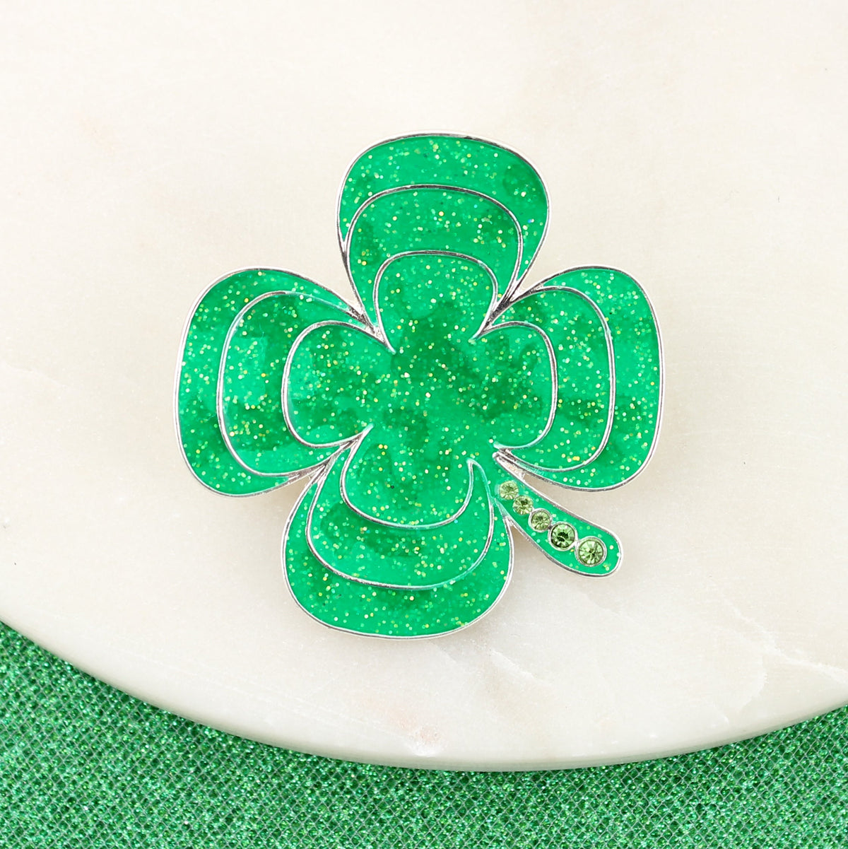Shamrock St. Patrick’s Day Convertible Pin/Pendant