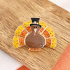 Candy Corn Turkey Convertible Pin/Pendant