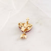 Crystal Heart w/Arrow Convertible Pin/Pendant