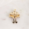 Dangle Leg Crystal Jack Convertible Pin/Pendant