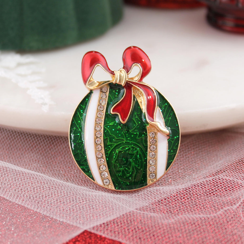 Vintage Crystal Ornament Convertible Pin/Pendant