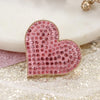 Crystal and Gold Heart Convertible Pin/Pendant