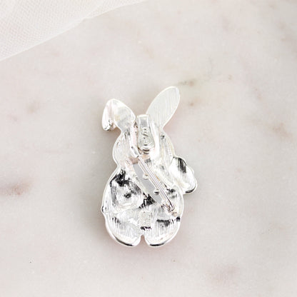 Easter Bunny w/Carrot Convertible Pin/Pendant