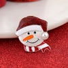 Snowman w/ Santa Hat Pin/Pendant