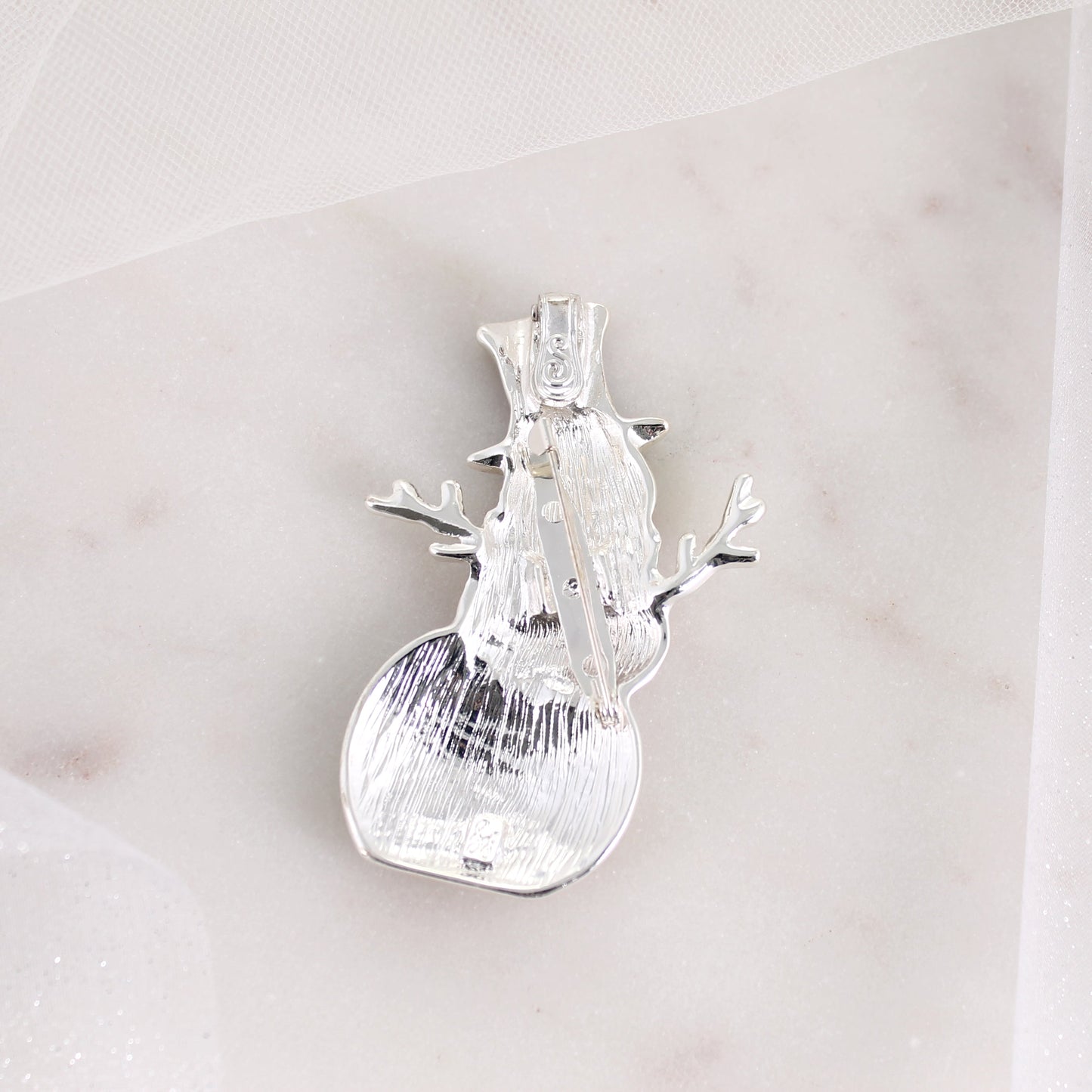 Enamel Snowman Convertible Convertible Pin/Pendant
