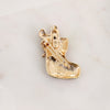 Vintage Stocking Convertible Pin/Pendant