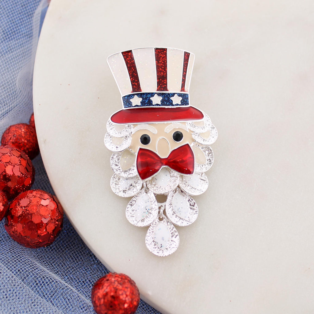 Dangle Beard Uncle Sam Convertible Pin/Pendant