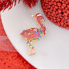 Christmas Flamingo Convertible Pin/Pendant