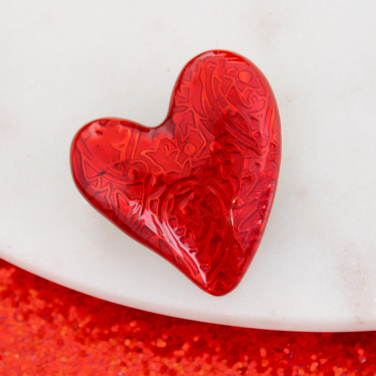 Puffy Heart Valentine’s Day Convertible Pin/Pendant