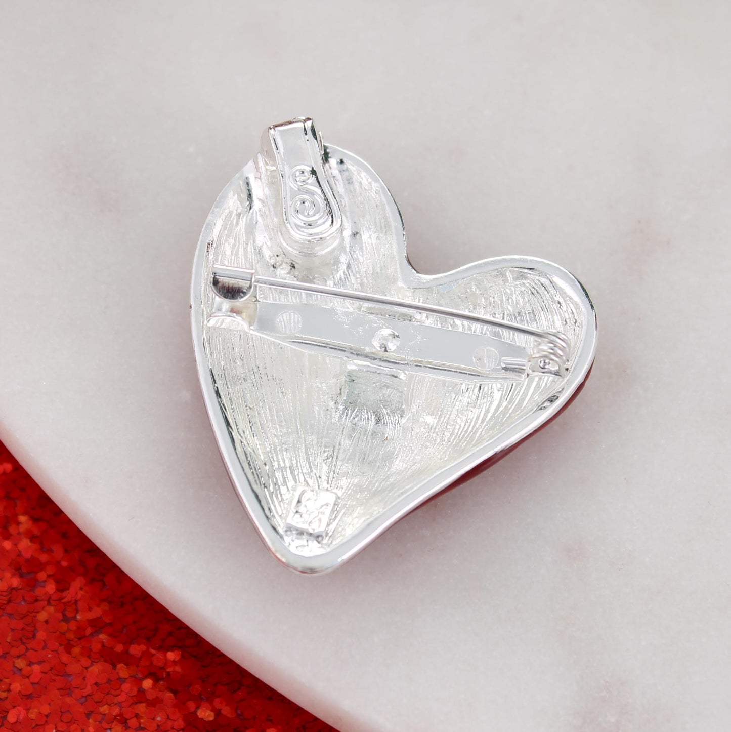 Puffy Heart Valentine’s Day Pin/Pendant