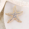 Crystal Starfish Convertible Pin/Pendant