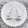 White Glitter Enamel Christmas Tree Pin/Pendant