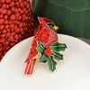 Crystal Cardinal Christmas Pin/Pendant