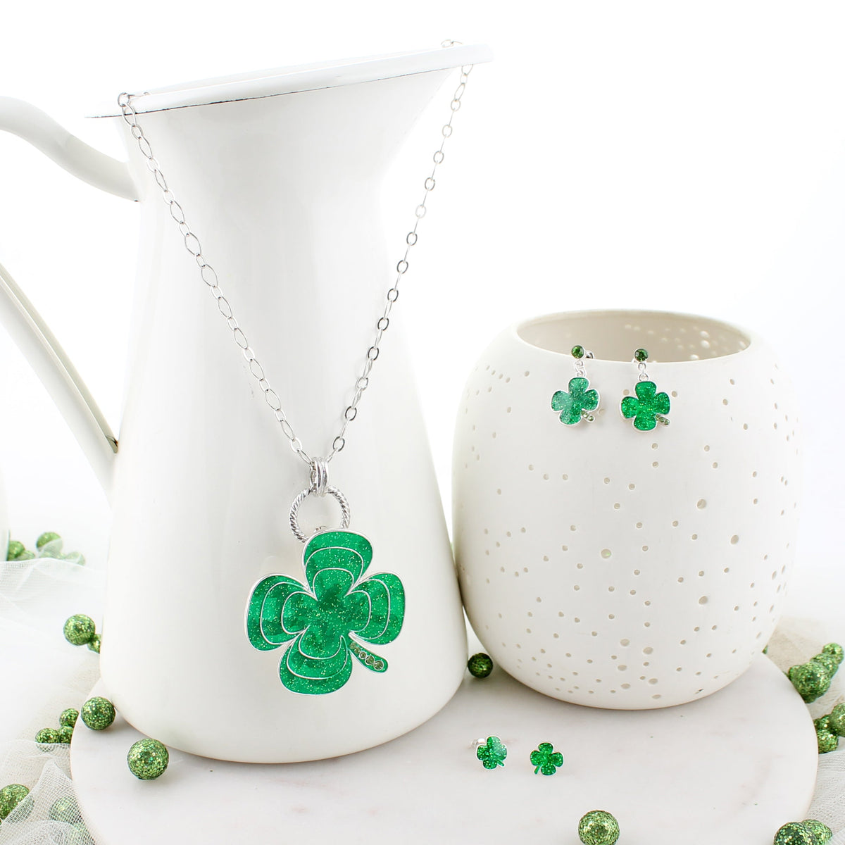 Shamrock St. Patrick’s Day Convertible Pin/Pendant