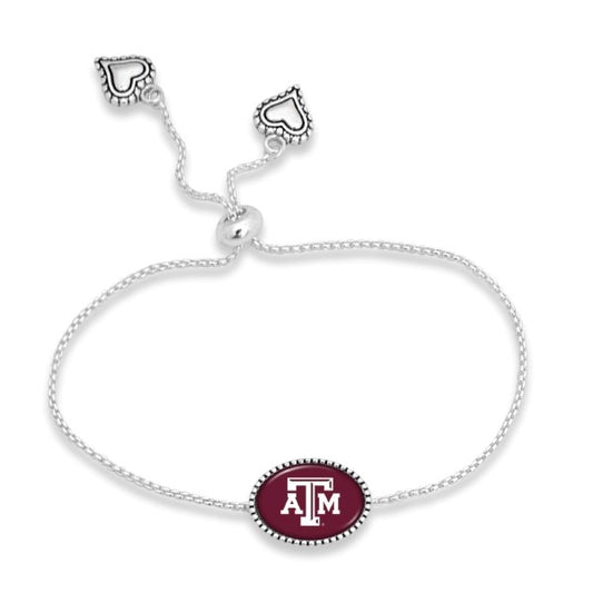 Texas A&M Slide Bracelet - Fan Sparkle