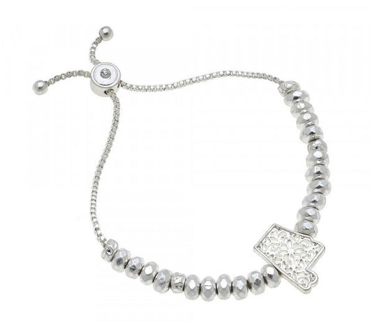 Alabama Stretch Filigree Bracelet - Fan Sparkle