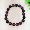 Amethyst Czech Glass Stretch Bracelet - Fan Sparkle
