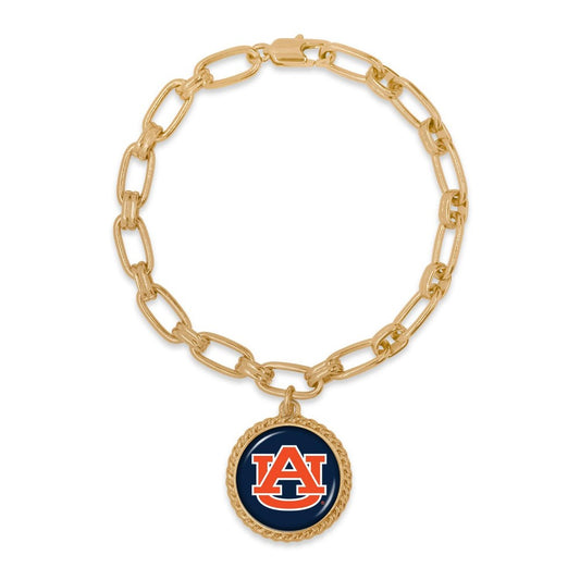 Auburn Chain Link Bracelet (Gold) - Fan Sparkle