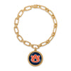 Auburn Chain Link Bracelet (Gold) - Fan Sparkle