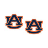 Auburn Enamel Logo Earrings - Fan Sparkle