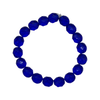 Cobalt Czech Glass Stretch Bracelet - Fan Sparkle