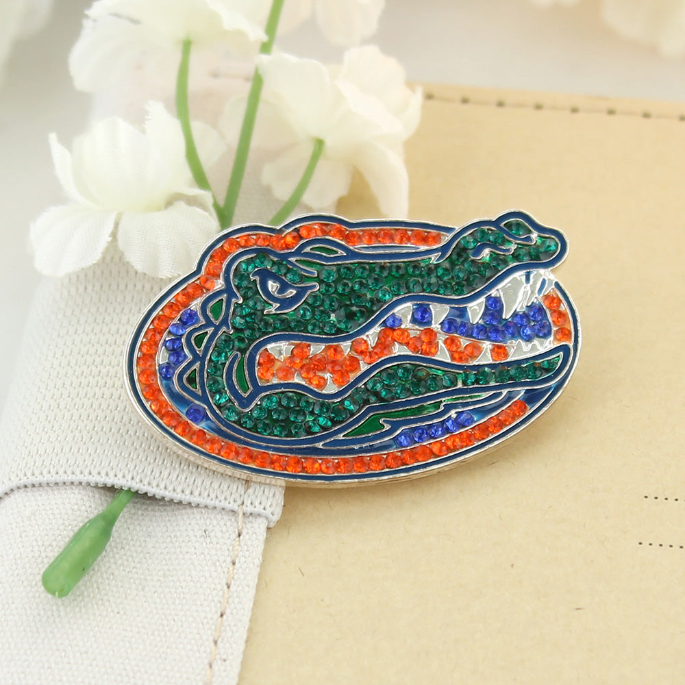Florida Gator Crystal Logo Pin