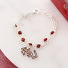 Florida State Paperclip Chain & Enamel Logo Bracelet