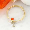 Tennessee Matte Gold Logo Bracelet