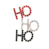 Ho Ho Ho Crystal Pin - Fan Sparkle