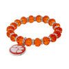 Clemson Stretch Bracelet - Fan Sparkle
