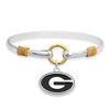 Georgia Logo Bangle Bracelet - Fan Sparkle