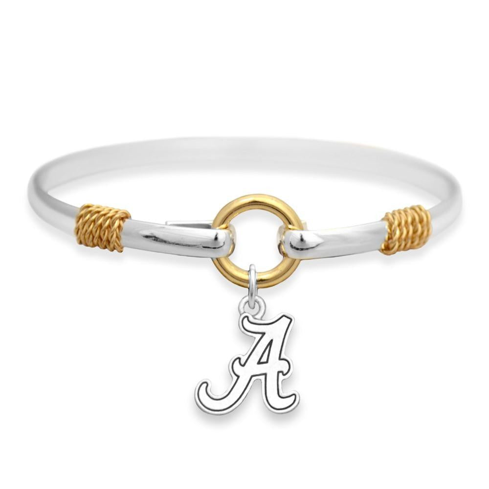 Alabama Logo Bangle Bracelet - Fan Sparkle